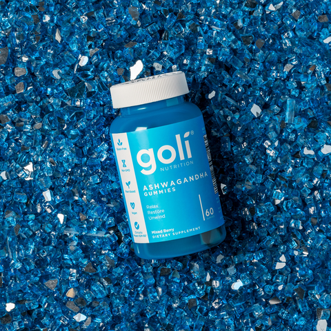 Kẹo dẻo Goli Nutrition Ashwagandha Gummies - Hỗ trợ giảm căng thẳng, thư giãn và cải thiện giấc ngủ sâu ngon - 60 viên