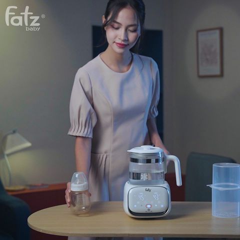 Máy Đun Nước Pha Sữa Điện Tử Fatzbaby Quick S1 Plus - Bảng Điều Khiển Cảm Ứng, Chức Năng Giữ Nhiệt 48 Giờ, Dung Tích 1.2L