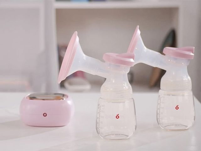 Máy Hút Sữa Điện Đôi Beborn BP01 - Thiết Kế Hiện Đại, 3 Chế Độ Massage, Hút Sữa Với Lực Hút Mạnh 270mmHg, Pin Sạc 2000mAh