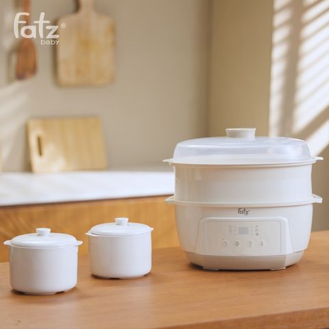 Nồi Nấu Chậm Đa Năng 7 Trong 1 Fatz Baby Stew 6 - Hấp, Hầm, Nấu Cháo Cho Bé, Tiện Lợi Cho Gia Đình