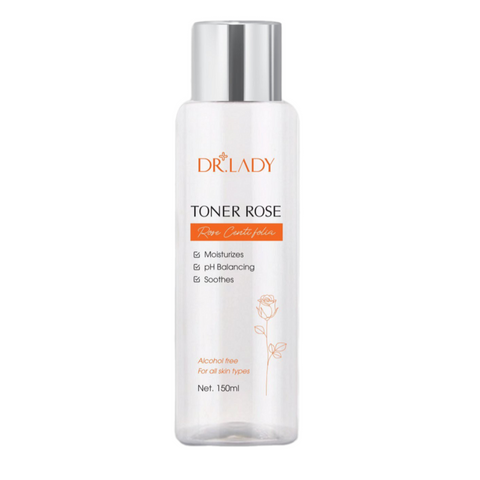 Nước Hoa Hồng Dr.Lady Toner Rose 150ml - Dưỡng ẩm, Se Khít Lỗ Chân Lông, Phục Hồi Da Cho Mọi Loại Da