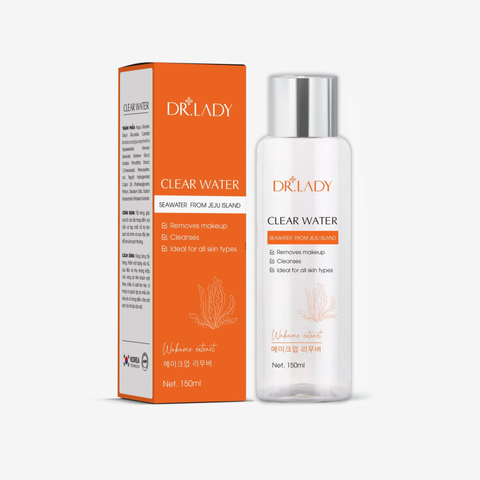 Nước Tẩy Trang Dr.Lady Clear Water 150ml - Làm Sạch Da Dịu Nhẹ, Loại Bỏ Bụi Bẩn và Trang Điểm, Phù Hợp Mọi Loại Da