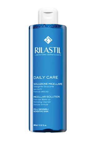 Nước Tẩy Trang Không Cồn Rilastil Daily Care Micellar Solution 400ml - Giúp Làm Sạch Cặn Bã, Thích Hợp Cho Da Nhạy Cảm