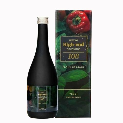 Nước Uống Dưỡng Da Metao Enzyme 108 - Chiết Xuất 108 Loại Thực Vật Tự Nhiên, Vitamin & Enzyme, Lọ 720ml, Làm Đẹp Da Từ Tự Nhiên
