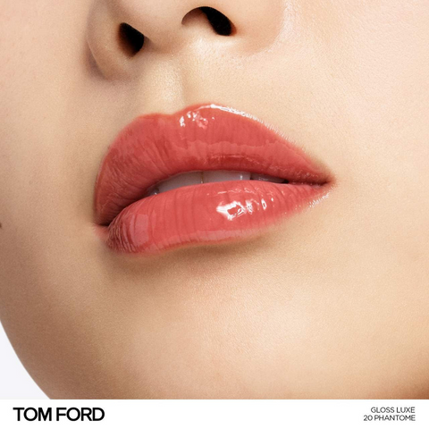Son Kem Bóng Tom Ford Soleil Neige Gloss Luxe 20 Phantome - Màu Nâu Đất Sang Chảnh, Chất Son Dưỡng Ẩm, Hiệu Ứng Bóng Mọng Rạng Rỡ