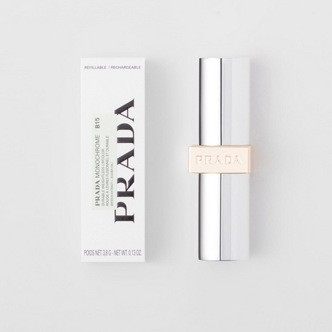 Son Prada Monochrome Hyper Matte B15 - Son Môi Đỏ Mận Quyến Rũ, Công Thức Dưỡng Ẩm, Chất Son Lì Mịn Mượt, Phong Cách Thời Trang Nữ