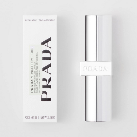 Son Prada Monochrome Soft Matte B106 Caramel - Son Mịn Lì Nâu Nude Trầm Độ Giữ Màu 6 Giờ - Sản Phẩm Dành Cho Phái Đẹp