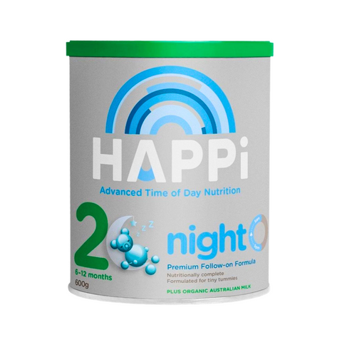 Sữa đêm HAPPi Night số 2 - Dinh Dưỡng Cho Bé 6-12 Tháng, Hỗ Trợ Ngủ Ngon, Phát Triển Toàn Diện 600g