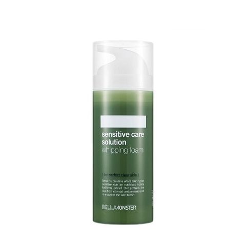 Sữa Rửa Mặt Tạo Bọt Dịu Da Bellamonster Sensitive Care Solution 120ml - Chiết Xuất Tảo Biển, Phù Hợp Với Da Nhạy Cảm