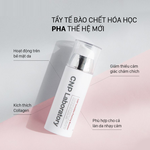 Tẩy Da Chết CNP Laboratory Invisible Peeling Booster 100ml - Tẩy Tế Bào Chết Hóa Học Nhẹ Nhàng, Không Kích Ứng, Phù Hợp Mọi Loại Da