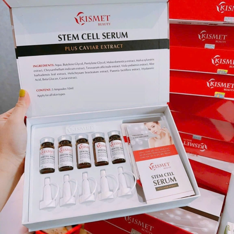 Tinh Chất Tế Bào Gốc Kismet - Serum Giúp Trẻ Hóa Da, Cải Thiện Độ Đàn Hồi, Giảm Nếp Nhăn - Dưỡng Ẩm, Phục Hồi Da 30ml
