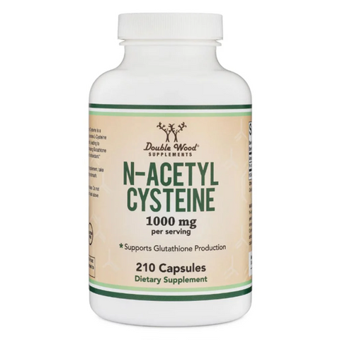 Viên Hỗ Trợ Bảo Vệ Gan NAC 1000mg Double Wood Mỹ - Giải Độc Gan & Bảo Vệ Sức Khỏe Gan Cho Người Lớn