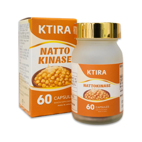 Viên Nattokinase Ktira Nhật Bản 60 viên - Hỗ trợ sức khỏe tim mạch, tăng cường năng lượng và sức đề kháng hiệu quả