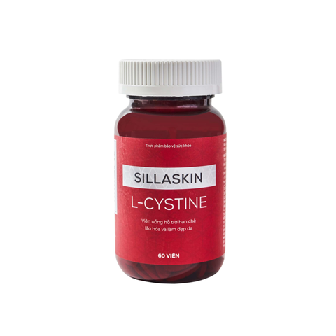 Viên uống làm đẹp da Sillaskin L-Cystine 500mg - Hỗ trợ sáng da, mờ thâm, chống lão hóa, cho làn da khỏe mạnh, rạng rỡ.