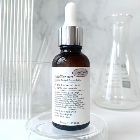 Serum IntelSerum Cải Thiện Sạm Nám & Lão Hóa Da - Dưỡng Sáng Màu Da 30ml, Hỗ Trợ Ẩm, Làm Mờ Vết Thâm, Thương Hiệu IntelDerm