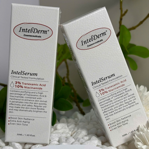 Serum IntelSerum Cải Thiện Sạm Nám & Lão Hóa Da - Dưỡng Sáng Màu Da 30ml, Hỗ Trợ Ẩm, Làm Mờ Vết Thâm, Thương Hiệu IntelDerm
