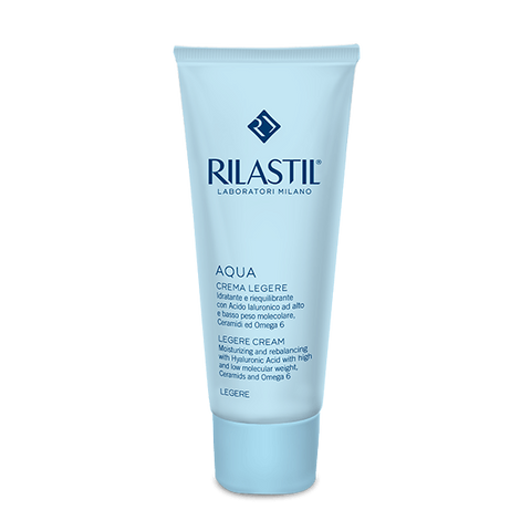 Kem Dưỡng Ẩm Dịu Nhẹ Rilastil Aqua Legere 50ml - Chăm Sóc Da Nhạy Cảm, Cấp Ẩm Sâu, Không Gây Kích Ứng, Dưỡng Da Mềm Mịn