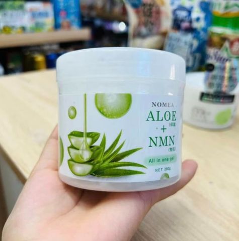Kem Dưỡng Ẩm Lô Hội Nomea Aloe 6 in 1 Nhật Bản - Giữ Ẩm, Làm Dịu, Trẻ Hóa Da, Phục Hồi Làn Da Rạng Ngời 280g