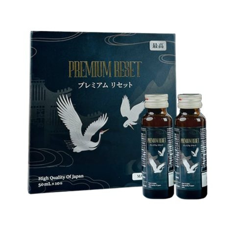 Nước Uống Hỗ Trợ Trẻ Hóa Premium Reset - Collagen, Nhân Sâm, Đông Trùng Hạ Thảo - Cải Thiện Sức Khỏe Và Làm Đẹp Da