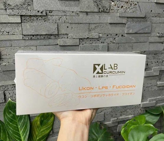 Nước Uống Nghệ Nano Xlab Curcumin Ukon LPS Fucoidan Nhật Bản - Hỗ Trợ Tiêu Hóa, Tăng Cường Miễn Dịch, Làm Đẹp Da 30 Ống 20ml