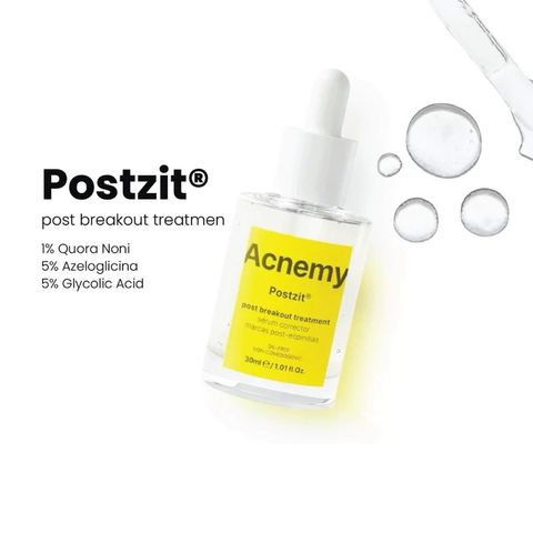 Serum Acnemy Postzit 30ml - Điều trị thâm mụn hiệu quả, phục hồi da mụn với rau má và Vitamin B3, phù hợp mọi loại da