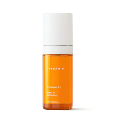 Serum Dưỡng Sáng Da Theramid Tetramid C.E.F - 20% Vitamin C, Chống Lão Hóa, Làm Mờ Thâm Nám, Phục Hồi Da Rạng Rỡ 30ml