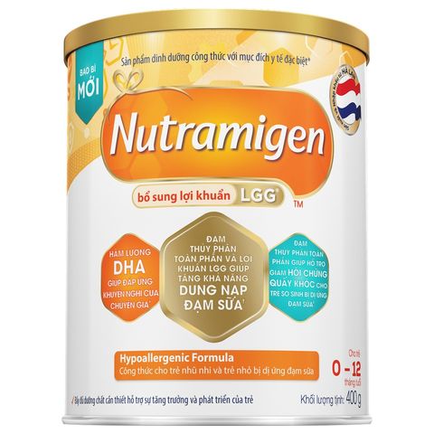 Sữa Enfamil Nutramigen LGG 400g - Dinh Dưỡng Hỗ Trợ Trẻ Dị Ứng Đạm Sữa & Lợi Khuẩn Cho Bé Từ Sơ Sinh đến 12 Tháng Tuổi