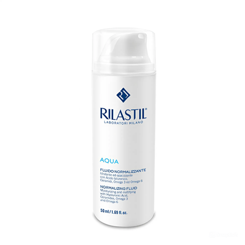 Tinh Chất Dưỡng Ẩm Rilastil Aqua Normalizing Fluid 50ml - Giúp Cân Bằng Dầu, Giảm Bóng Nhờn Cho Da Dầu Và Da Mụn