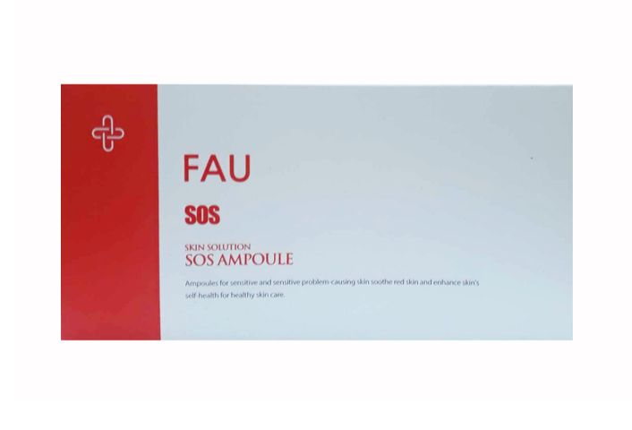 Tinh Chất Phục Hồi Da FAU Skin Solution SOS Ampoule - Hỗ Trợ Da Nhạy Cảm, Cấp Ẩm, Kiềm Khuẩn, An Toàn Cho Mọi Loại Da, 10ml