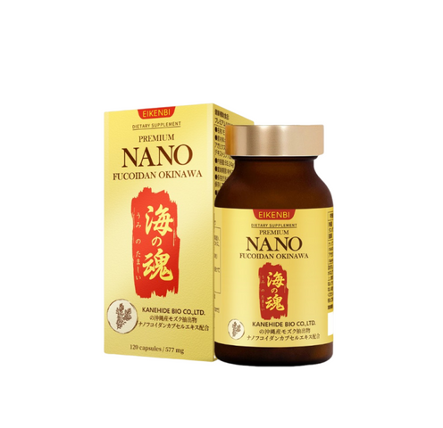 Viên uống Nano Fucoidan Okinawa Eikenbi - Tảo Nâu Bổ Sung Sức Khỏe, Tăng Cường Miễn Dịch, Hỗ Trợ Phục Hồi Sau Can Thiệp Y Tế