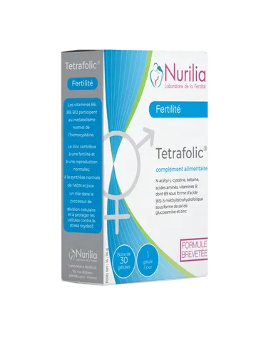 Viên Vitamin Nurilia Tetrafolic Tăng Cường Khả Năng Thụ Thai Cho Phụ Nữ - Hỗ Trợ Mang Thai Khỏe Mạnh, Ngừa Dị Tật Ống Thần Kinh