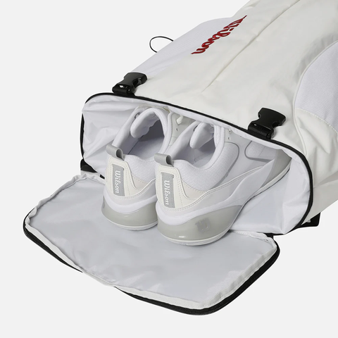 Balo Đựng Vợt Pickleball & Tennis Wilson Drawstring Backpack V2 W251006TBP13WHT - Balo Thể Thao Đơn Giản, Thoải Mái, Đậm Phong Cách