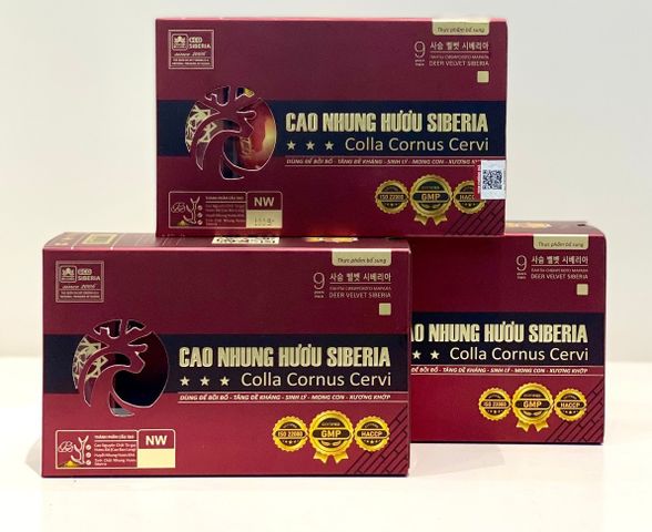 Cao Nhung Hươu Siberia - Thực Phẩm Chức Năng Tăng Cường Sức Khỏe, Hỗ Trợ Phục Hồi Thể Lực Từ Siberia 100g