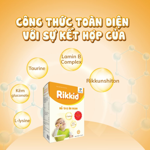 Cốm Rikkid Thái Minh - Hỗ Trợ Bé Ăn Ngon, Tăng Cường Sức Đề Kháng, Bổ Sung Vitamin và Khoáng Chất Cho Trẻ Em 3 Tuổi Trở Lên