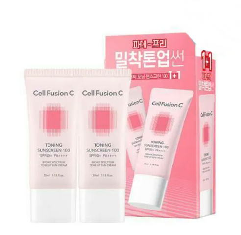 Combo 2 Kem Chống Nắng Cell Fusion C Toning Sunscreen 100 SPF50+ PA++++ - Bảo Vệ Da, Nâng Tông, Chống Nắng Tốt Cho Da Nhạy Cảm