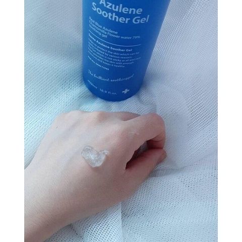 Gel lạnh làm dịu và cấp ẩm cho da Sante Azulene Soother Gel 500ml - Phục hồi da nhạy cảm, giảm mẩn đỏ, cảm giác mát lạnh
