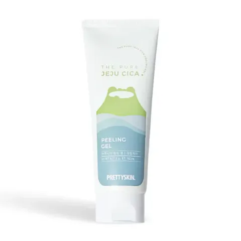 Gel tẩy tế bào chết rau má Prettyskin The Pure Cica - Tẩy da chết tự nhiên 150ml, làm sáng da và cung cấp độ ẩm mềm mại
