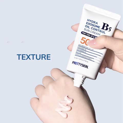 Kem Chống Nắng Kiềm Dầu Pretty Skin Hydra B5 Exosome - SPF50+ PA++++ Cho Da Dầu, Mụn, Nhạy Cảm - Bảo Vệ và Dưỡng Ẩm Tối Ưu