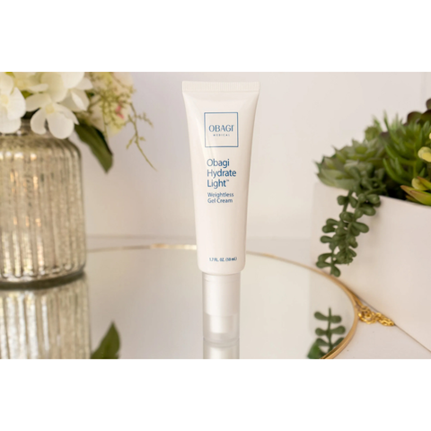 Kem Dưỡng Ẩm Obagi Hydrate Light Weightless Gel Cream 50ml - Gel Dưỡng Ẩm Mỏng Nhẹ, Thẩm Thấu Nhanh cho Da Căng Mọng, Mịn Màng