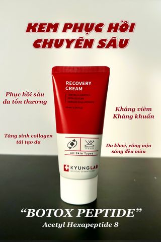 Kem Dưỡng Ẩm Phục Hồi Da KyungLab Recovery Cream - Cung Cấp Độ Ẩm Sâu, Tăng Cường Sức Khỏe Da, Chống Kích Ứng, Dành Cho Da Nhạy Cảm