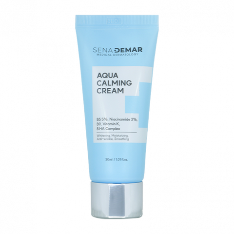 Kem Dưỡng Ẩm Phục Hồi Da Ban Đêm Sena Demar Aqua Calming Cream - Cấp Ẩm, Dưỡng Da Mềm Mại, Thích Hợp Mọi Loại Da, 30ml