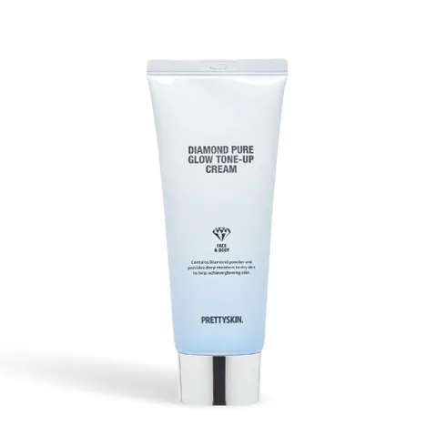 Kem Dưỡng Trắng Da Mặt & Body PrettySkin Diamond Pure Glow - Làm Sáng Da, Cung Cấp Độ Ẩm, Phù Hợp Mọi Loại Da, 100ml
