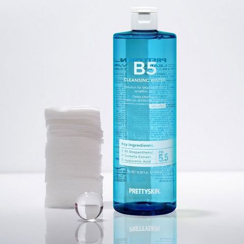 Nước Tẩy Trang B5 Pretty Skin 500ml Cho Da Nhạy Cảm - Cleansing Water Dịu Nhẹ Hỗ Trợ Phục Hồi Da Treatment