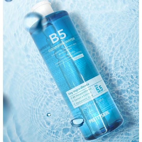 Nước Tẩy Trang B5 Pretty Skin 500ml Cho Da Nhạy Cảm - Cleansing Water Dịu Nhẹ Hỗ Trợ Phục Hồi Da Treatment
