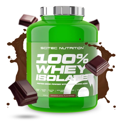 Scitec Nutrition 100% Whey Isolate - Bột Protein Tăng Cơ Hỗ Trợ Phục Hồi, Không Đường, Hương Vị Nguyên Liệu Tự Nhiên 2000g