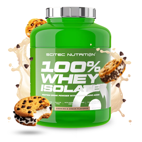 Scitec Nutrition 100% Whey Isolate - Bột Protein Tăng Cơ Hỗ Trợ Phục Hồi, Không Đường, Hương Vị Nguyên Liệu Tự Nhiên 2000g