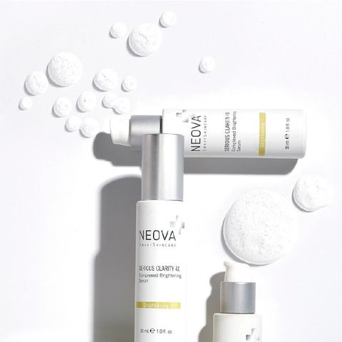 Serum Dưỡng Trắng Da Neova Serious Clarity 4x - Làm Đều Màu Da, Giảm Thâm Nám, Tàn Nhang, Chai 30ml Mỹ Phẩm Cao Cấp