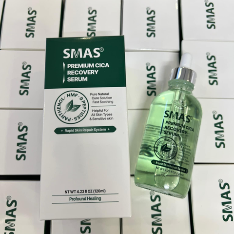 Serum Smas Premium Cica Recovery - Hỗ Trợ Làm Dịu Da Nhạy Cảm, Phục Hồi Hàng Rào Bảo Vệ, Cung Cấp Độ Ẩm 120ml