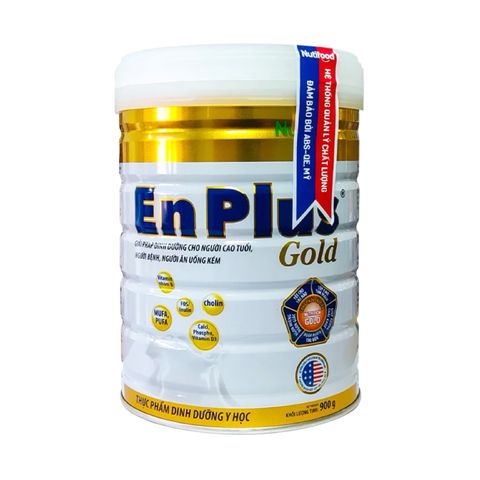 Sữa bột NutiFood EnPlus Gold cho người cao tuổi - Tăng cường sức khỏe và hỗ trợ dinh dưỡng cho người lớn tuổi 900g