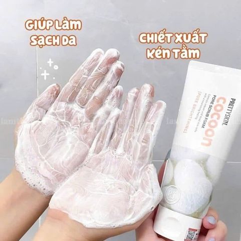 Sữa Rửa Mặt Prettyskin Cocoon 150ml - Giúp Làm Sạch Dịu Nhẹ Cho Da Nhạy Cảm, Không Gây Kích Ứng, Dưỡng Ẩm Tự Nhiên